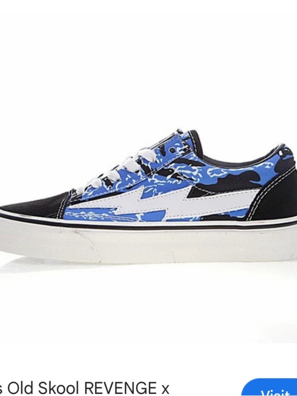 Vans Revenge x Storm "Blue Rag" sneakers men’s size US 6